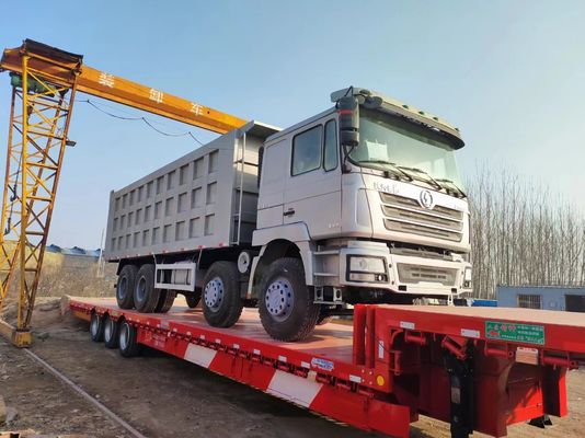 Shacman F3000 с сертификатом GCC 8 * 4 свертывающийся грузовик с мощностью двигателя 6-8 л в сером цвете