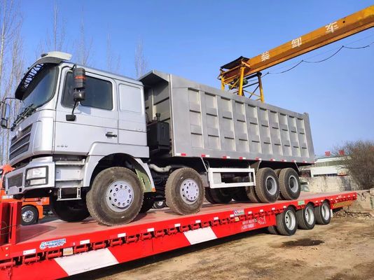 Shacman F3000 с сертификатом GCC 8 * 4 свертывающийся грузовик с мощностью двигателя 6-8 л в сером цвете