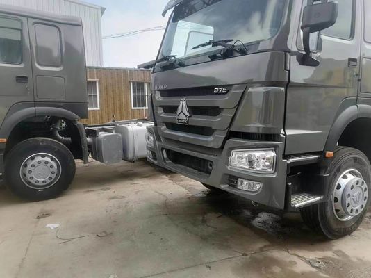 Ручная коробка передач Синий Синотрук Тяжелый грузовик 6*4 Тракторный грузовик Безтрубные шины