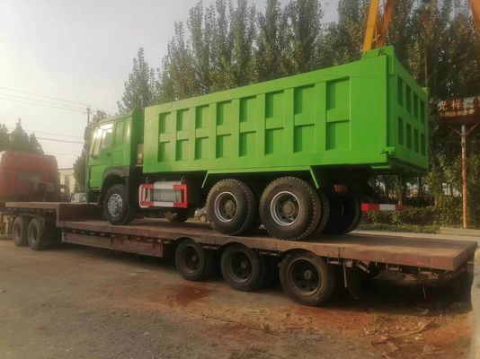 Послепродажное обслуживание гарантировано HOWO 375HP 6*4 Дэмп-Трак с конструкцией безтрубных шин