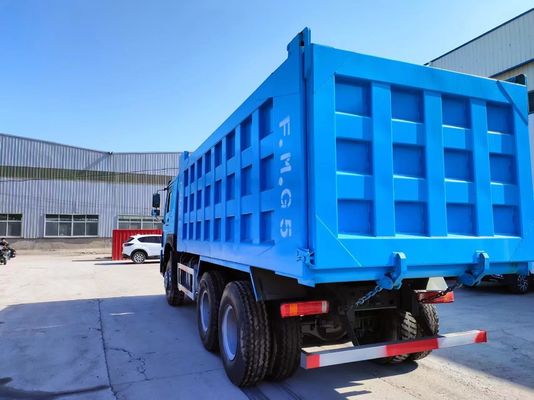Передний подъемный стиль Sinotruck HOWO 6*4 Дамп-Трак 371HP Подержанный грузовик 10 шин Синий