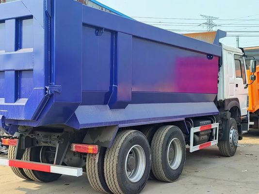 10 шины Белый грузовик U-Type Dump Truck Sinotruck HOWO 6*4 в белом и синем цвете для сидений ≤5