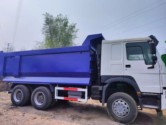 10 шины Белый грузовик U-Type Dump Truck Sinotruck HOWO 6*4 в белом и синем цвете для сидений ≤5