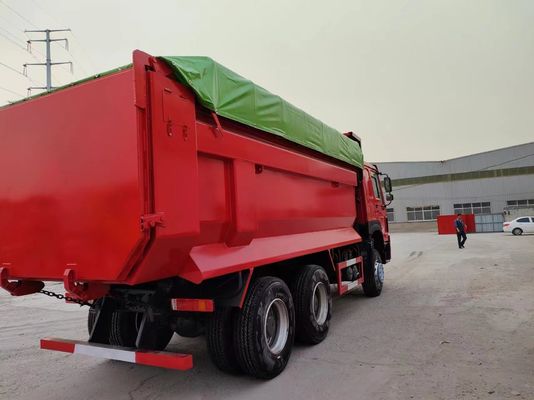 Подержанный 351-450hp Sinotruck HOWO 6*4 Дамп-Трак с конструкцией радиальной шины