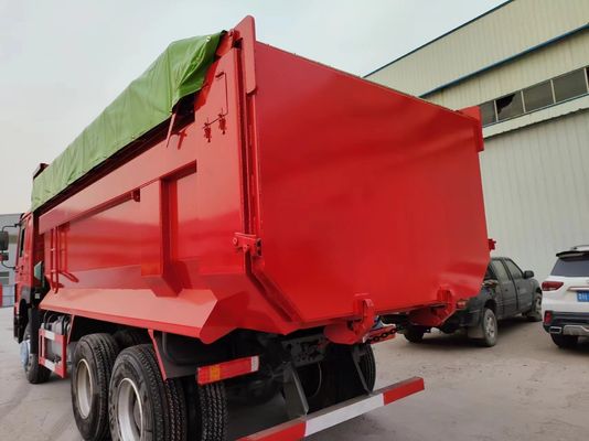 Подержанный 351-450hp Sinotruck HOWO 6*4 Дамп-Трак с конструкцией радиальной шины
