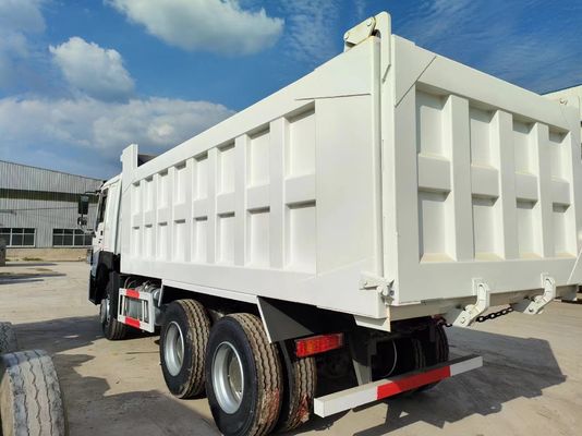 6×4 передний подъемный стиль грузовик 351-450 л. с. Подержанный Sinotruck HOWO 10wheeler Белый