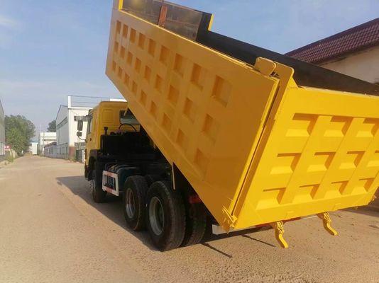 6-8 л. Моторная емкость Использованный Sinotruck HOWO 6*4 Дэмп-Трак 10 шины 20-30 тонн Желтый