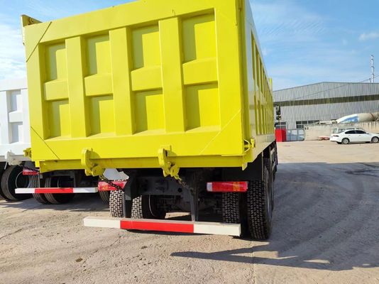 Желтый 351-450 л.с. 6-8L Sinotruk HOWO Дамповый грузовик с наклоном грузовик с наклоном грузовика