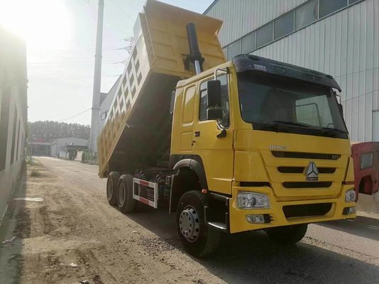 HOWO Sinotruk 460HP Дэмпинг грузовики Бензиновый автомобиль Подержанный грузовик с хорошим топливом 6-8L Моторная вместимость