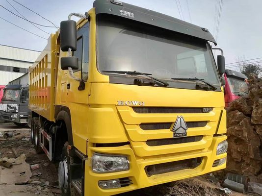 HOWO Sinotruk 460HP Дэмпинг грузовики Бензиновый автомобиль Подержанный грузовик с хорошим топливом 6-8L Моторная вместимость