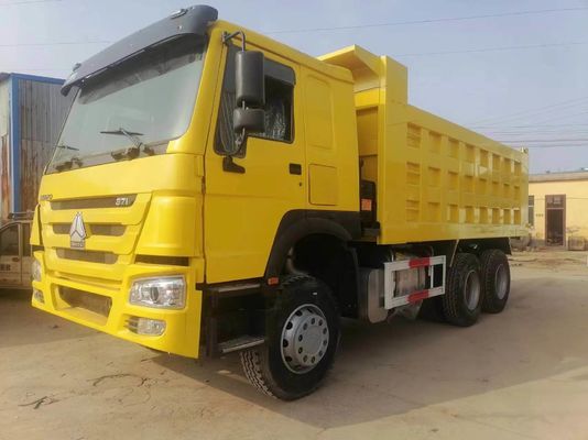 HOWO Sinotruk 460HP Дэмпинг грузовики Бензиновый автомобиль Подержанный грузовик с хорошим топливом 6-8L Моторная вместимость