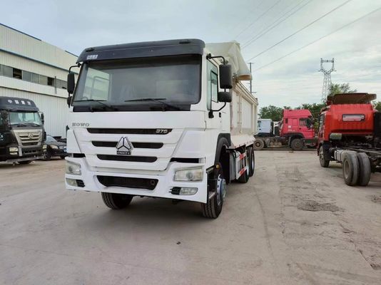 Sinotruck HOWO 6*4 Подержанный белый грузовик типа U с ручной коробкой передач