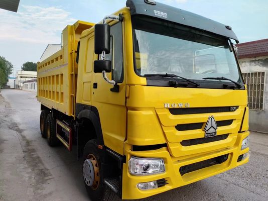 Дизайн радиальных шин Sinotruck HOWO 6*4 Дамп-грузовик Подержанный грузовик 10 шинок Свертывающий грузовик