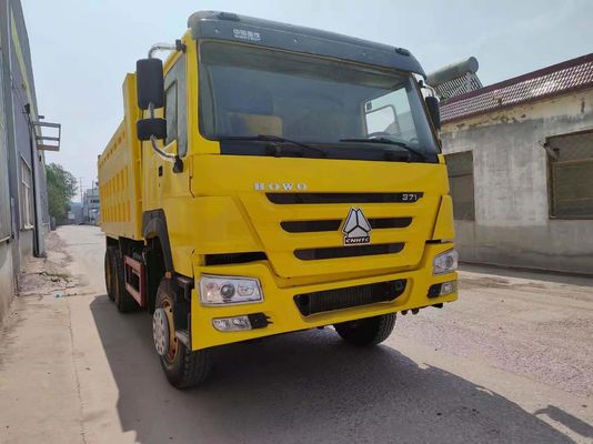 Дизайн радиальных шин Sinotruck HOWO 6*4 Дамп-грузовик Подержанный грузовик 10 шинок Свертывающий грузовик