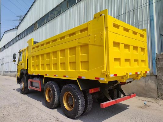 Дизайн радиальных шин Sinotruck HOWO 6*4 Дамп-грузовик Подержанный грузовик 10 шинок Свертывающий грузовик