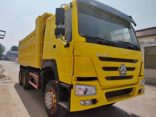 Дизайн радиальных шин Sinotruck HOWO 6*4 Дамп-грузовик Подержанный грузовик 10 шинок Свертывающий грузовик