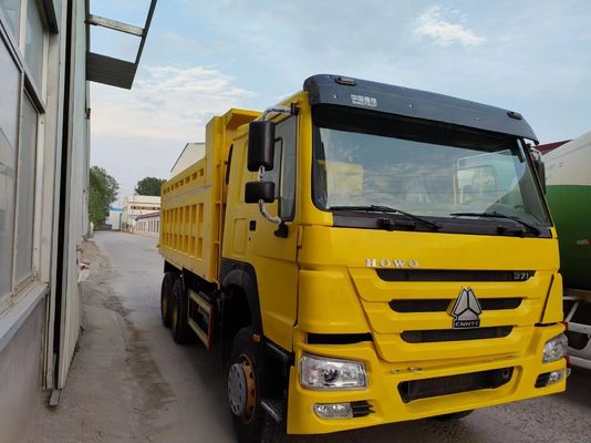 Дизайн радиальных шин Sinotruck HOWO 6*4 Дамп-грузовик Подержанный грузовик 10 шинок Свертывающий грузовик