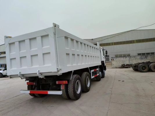 Дизайн радиальной шины 375 л.с. Синотрук 12 колес HOWO 8*4 Дамп-грузовик для транспортировки белых