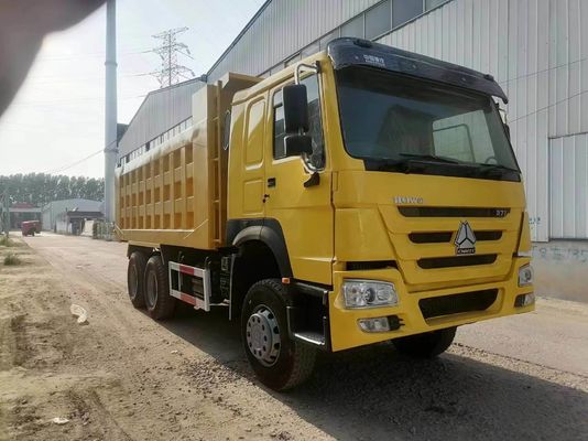 10 колесный Sinotruk HOWO Дампер грузовик Желтый цвет наклонитель 6X4 Горный грузовик для сброса