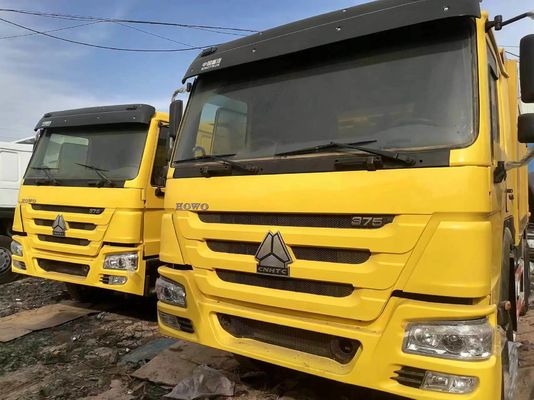 10 колесный Sinotruk HOWO Дампер грузовик Желтый цвет наклонитель 6X4 Горный грузовик для сброса
