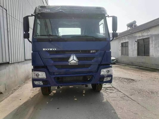 Ручная коробка передач Дизель Синий Sinotruk HOWO 6*4 Тракторный грузовик для транспортных решений