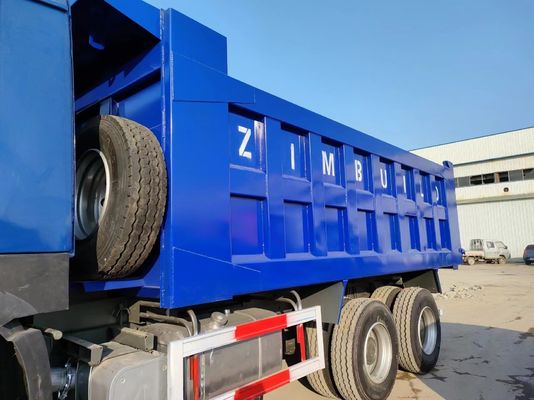 Ручная коробка передач тип 6×4 Приводное колесо Sinotruck HOWO Голубой грузовик 10 шин