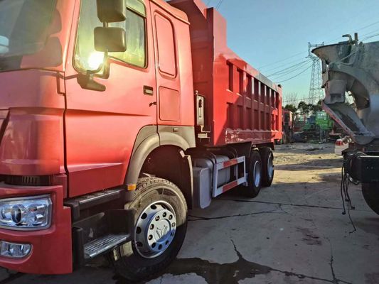 10 шин Красный HOWO 6*4 Дэмп-Трак и подержанный 351-450 л.с. с радиальным дизайном