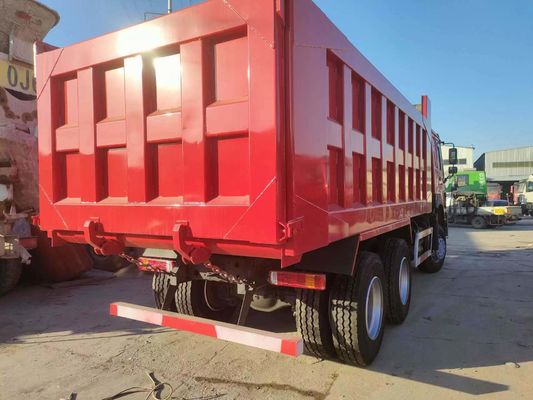 10 шин Красный HOWO 6*4 Дэмп-Трак и подержанный 351-450 л.с. с радиальным дизайном