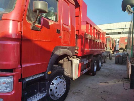 10 шин Красный HOWO 6*4 Дэмп-Трак и подержанный 351-450 л.с. с радиальным дизайном