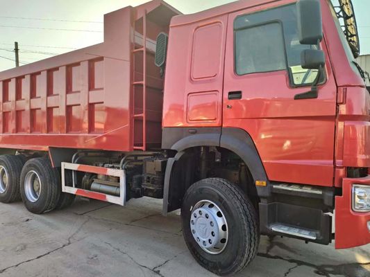 10 шин Красный HOWO 6*4 Дэмп-Трак и подержанный 351-450 л.с. с радиальным дизайном