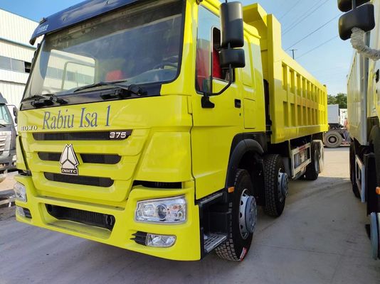12 колес Sinotruk HOWO 8*4 Передний подъемный стиль Дэмп-Трак ручная трансмиссия