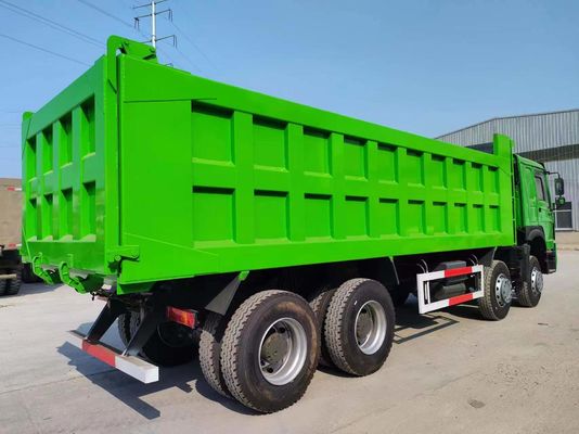 Sinotruk HOWO 8*4 Дэмп-Трак 375 л.с. Зеленый цвет 10500 х 2600 м х 3400 мм