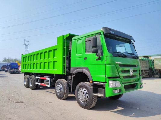 Sinotruk HOWO 8*4 Дэмп-Трак 375 л.с. Зеленый цвет 10500 х 2600 м х 3400 мм
