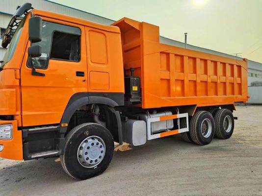 Подержанный грузовик для переднего подъема Sinotruck HOWO 6*4 Дамп-грузовик 351-450 л.с.