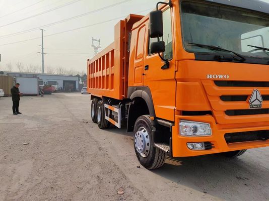 Подержанный грузовик для переднего подъема Sinotruck HOWO 6*4 Дамп-грузовик 351-450 л.с.