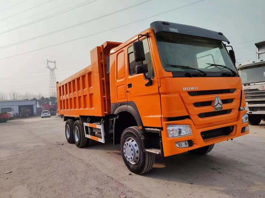Подержанный грузовик для переднего подъема Sinotruck HOWO 6*4 Дамп-грузовик 351-450 л.с.
