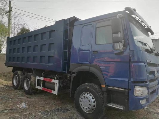 Синий Sinotruk HOWO 6*4 Тракторный грузовик Использованный 1 год Послепродажная помощь включена