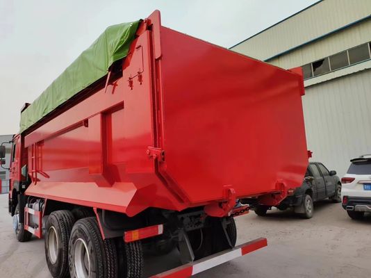 6×4 приводное колесо Передний подъемный стиль 375HP HOWO Tippers Truck 25t Heavy Duty Dump Truck
